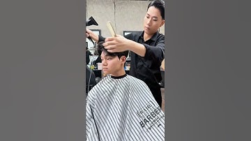 kiểu tóc Dài đẹp , Kiểu tóc Hai mái , Kiểu tóc side part nam #uốn_tóc #barbershop #barber