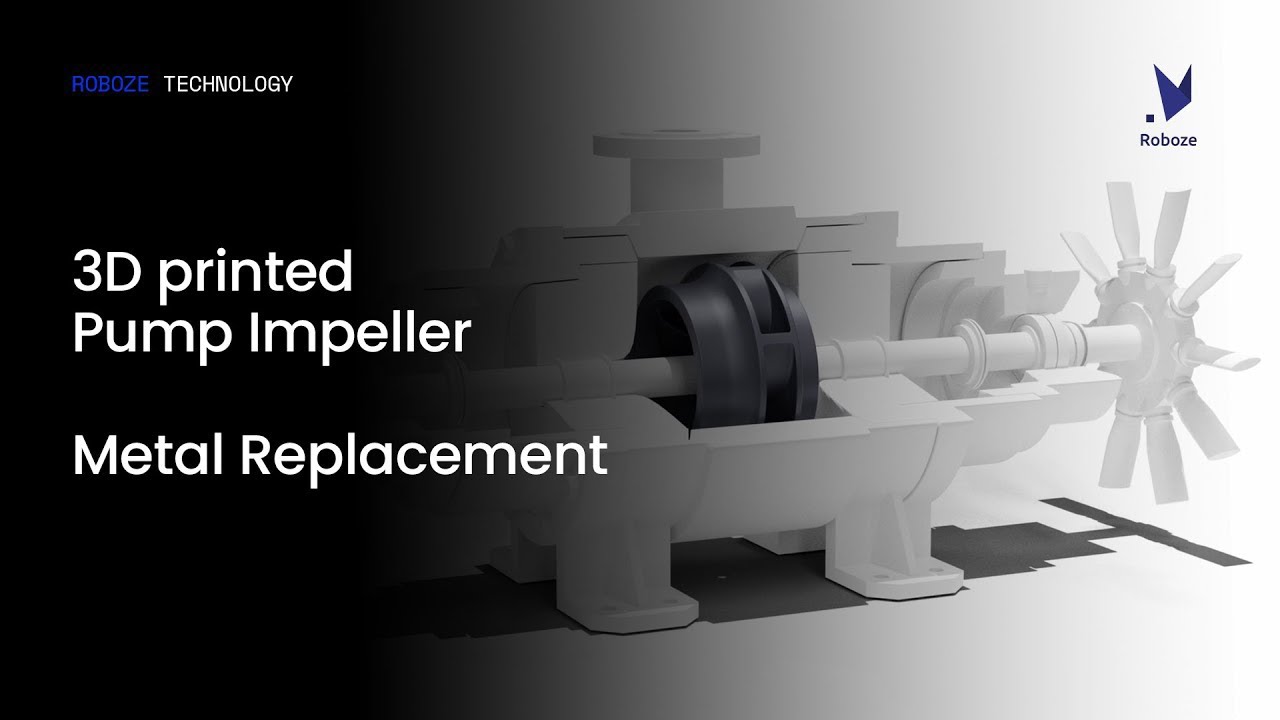 3D Printed Pump Impeller – Metal Replacement - YouTube