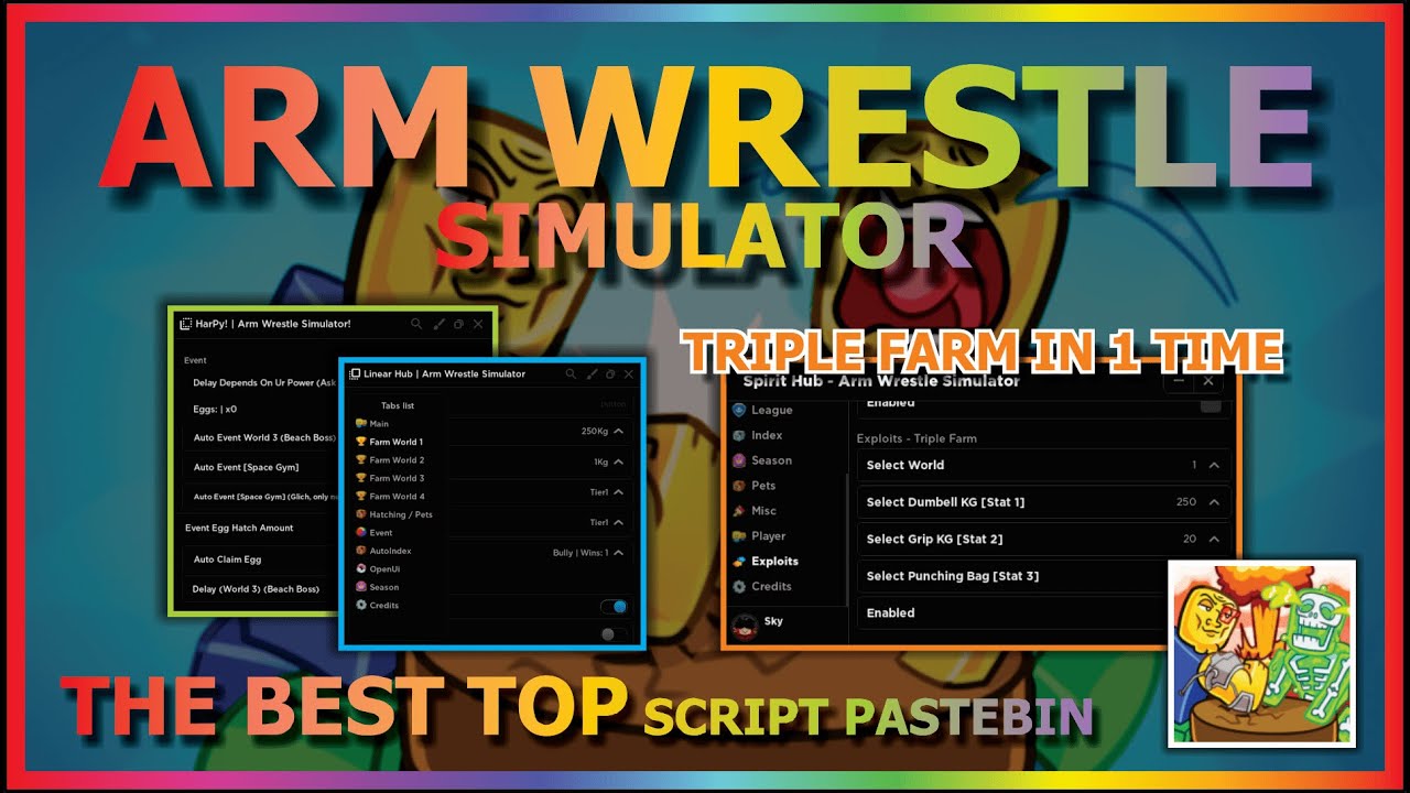 *PASTEBIN*ARM WRESTLE SIMULATOR Script Pastebin 2023 AUTO FARM | AUTOFARM LINK IN THE COMMENTS