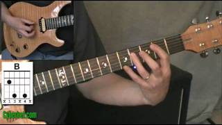 Miniatura de vídeo de "B Major Guitar Chord"