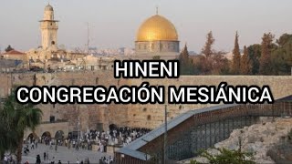 Video thumbnail of "Hineni (HEME AQUÍ)... Congregación Mesiánica // LETRA // MÚSICA CRISTIANA"