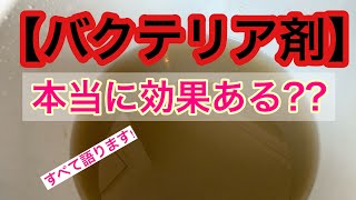 【バクテリア剤】本当に水槽へ効果はある?? すべて語ります!