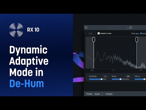 RX 10 De-hum, Dynamic Adaptive Mode: Remove Hum from Audio | iZotope