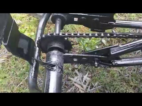 homemade bicycle trike axle