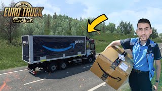 استكشاف الطرق الأوروبية🔥 مغامرات الشحن 🚚رحلة توصيل كروت الشاشة في لعبة Euro Truck Simulator 2