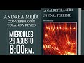 La carretera ser un final terrible la autora andrea meja conversa con yolanda reyes