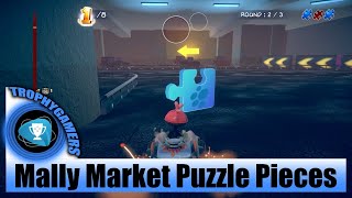 Garfield Kart Furious Racing - All 3 Puzzle Pieces - Mally Market screenshot 5
