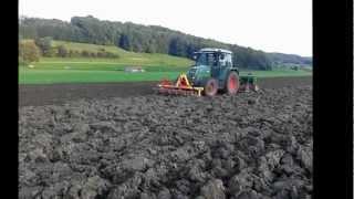 Ackern und Säen im schönen Allgäu