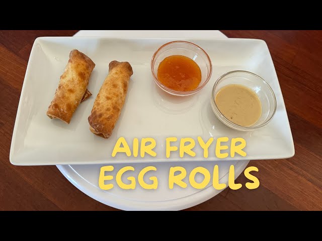 Air Fryer Egg Rolls {Easy Egg Roll Recipe} - Sustainable Cooks