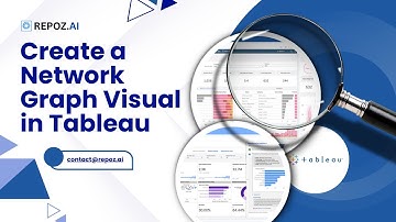 How to Create a Network Graph Visual Chart in Tableau | Data Visualization Tutorial