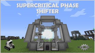 How to build the Supercritical Phase Shifter/Create Antimatter in Mekanism!