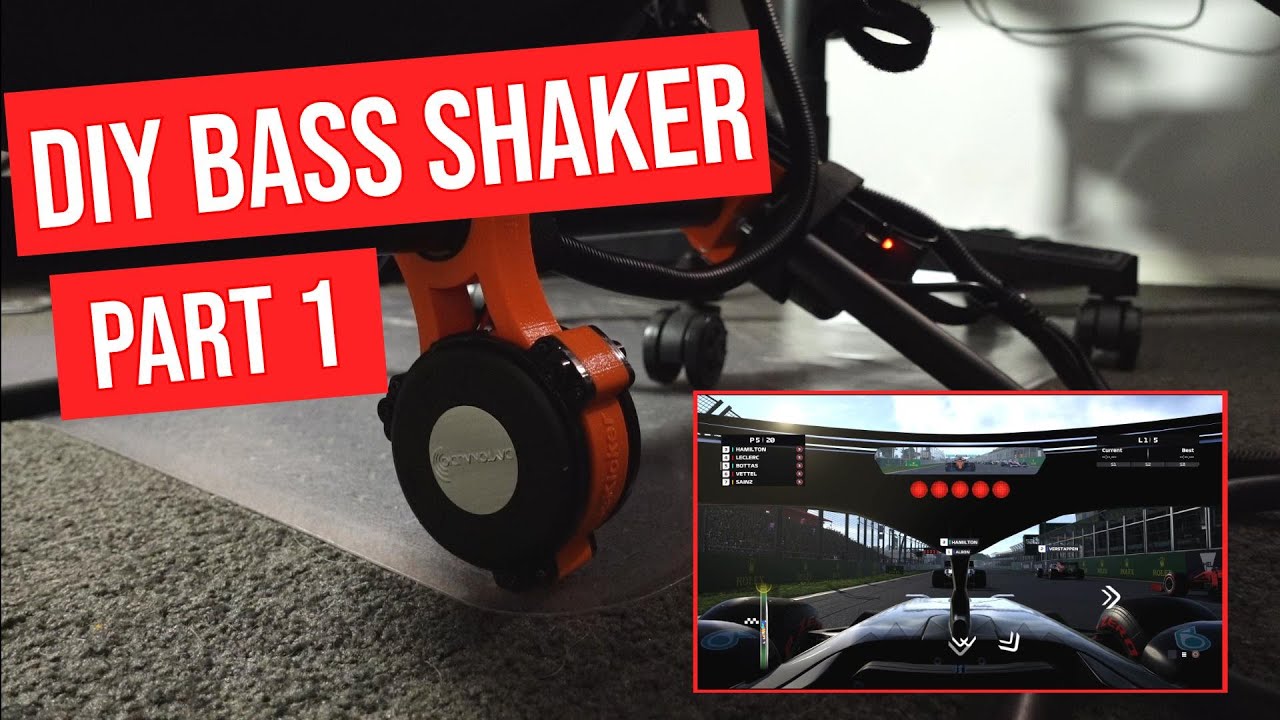🔊BASS SHAKERS🔊 Sim Racing Pedals MOD! Adding anti-vibration