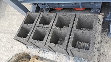 super performance QT4-26 semi automatic concrete bricks block machine with one button start function