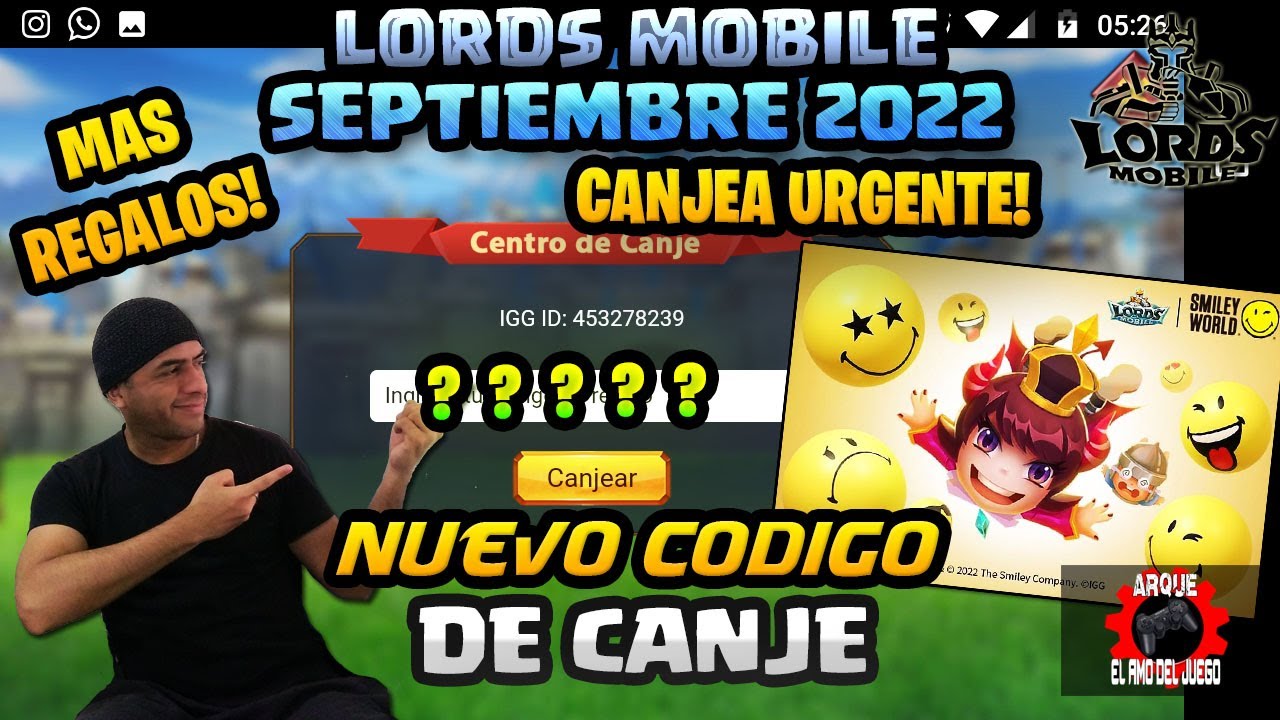 codigos lords mobile abril 2022