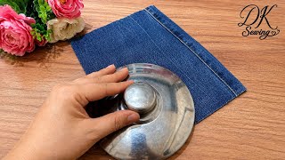 Turn Old Jeans into a Beautiful Hair Bow ✂️