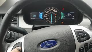 2013 Ford Edge Oil Change Maintenace Reminder Light Reset