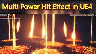 Create Epic Multi-Power Beam Ground Strike VFX in Unreal Engine ! 💥⚡️🌍