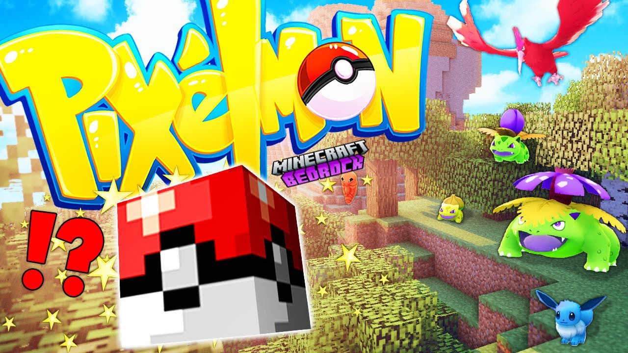 Pixelmon Bedrock Addon (1.18) - Pokémon Mod For Bedrock Edition 