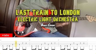 Electric Light Orchestra-Last Train to London bass cover (Tabs in video)