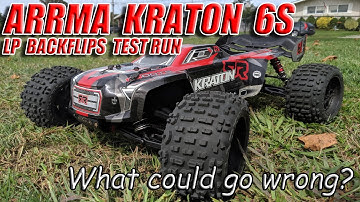 Arrma Kraton 6S - LP Backflips Test Run