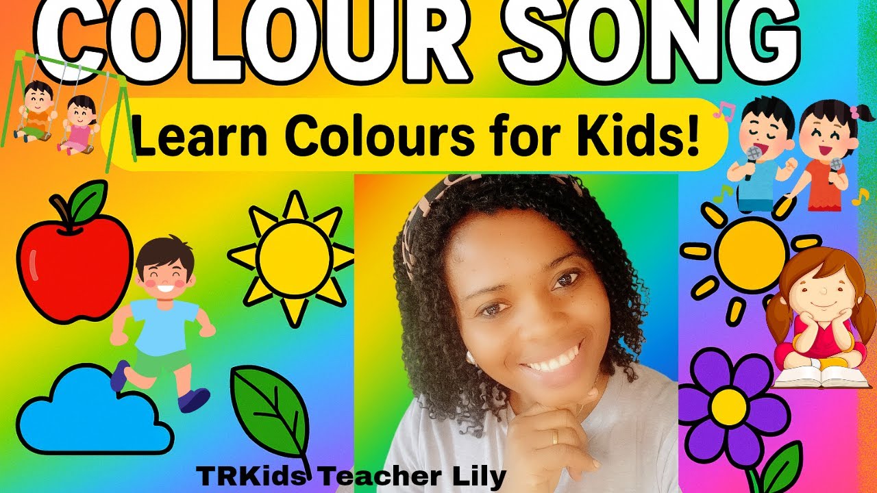 Basic Colors Song Colour Song | Learn Colors| @trkidsteacherlily #forkids #colors # ...