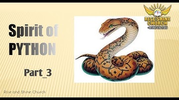 #SpiritOfPYTHON_3 ( How it attacks on a Person) by Pastor CNRao Paul