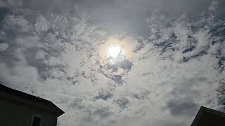 VIEWING THE ECLIPSE ON LONG ISLAND, NEW YORK