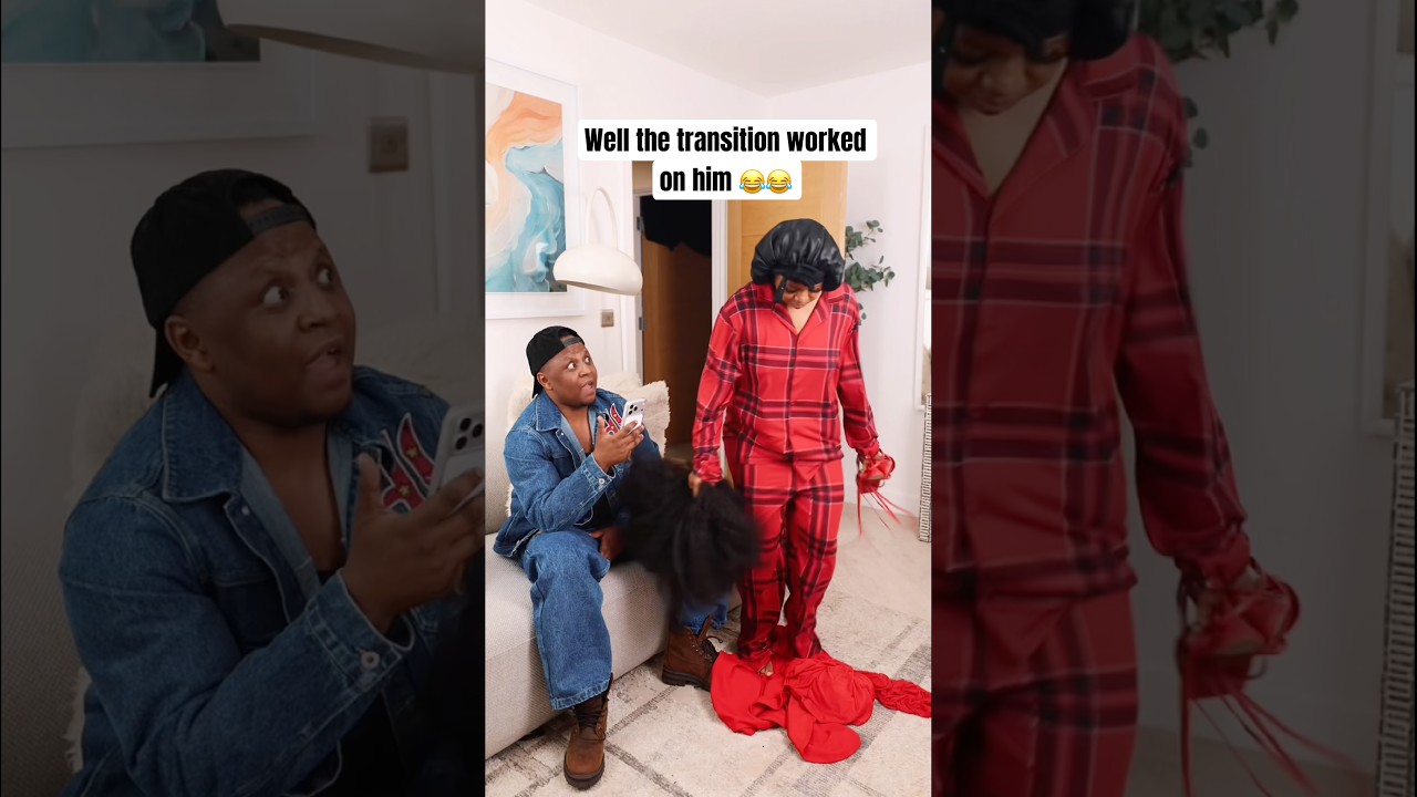 Well the transition worked on him very well 😂😂😍 #foryou #comedy #funny  #baby