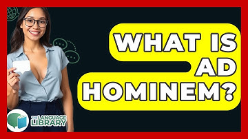 What Is Ad Hominem? - The Language Library
