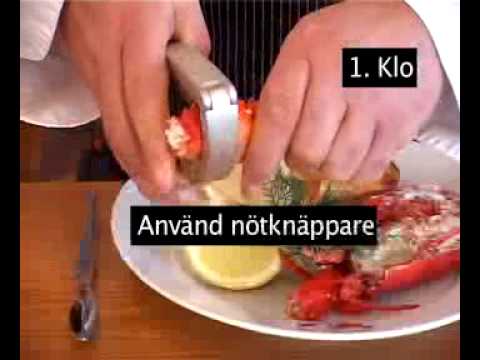 Hur äter man hummer på restaurang