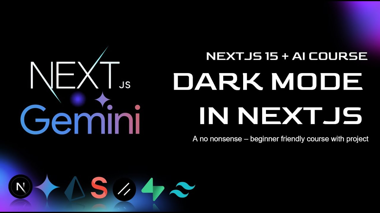 [HINDI] #08 Dark Mode 🌘 In NextJS | NextJs15, Supabase, AI, Shadcn ...