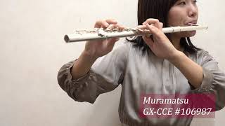 【試奏動画】Muramatsu(ムラマツ）GXモデル ＃106987 【Brasstek】