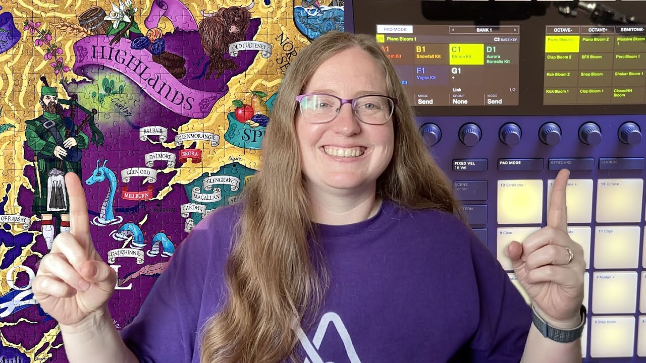 Scotland Whisky Puzzle + Maschine Mk3 beat making & jigsaw time-lapse | Native Instruments