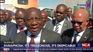 Ramaphosa says DA ad is treasonous and unacceptable