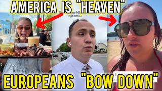 Europeans 'TREMBLE' After Experiencing America! ABSOLUTELY INSANE