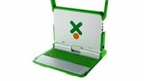 One Laptop per Child (OLPC) XO Laptop 360 Degree View
