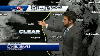 The sunshine will return Sunday