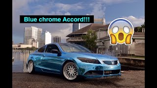Justawrap's light blue CHROME Accord by Justawrap 722 views 3 years ago 9 minutes, 44 seconds