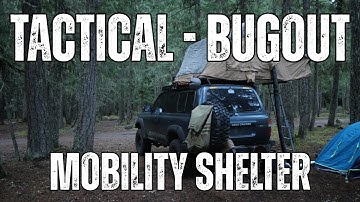 This Tactical Bug Out Vehicle Setup Changes Everything! (Roof Top Tent = Mobile Shelter)