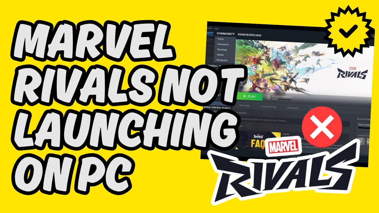 [Easy Fix] Marvel Rivals Not Launching on PC - YouTube