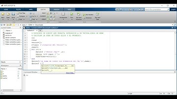 Sumar los números dentro de un vector en matlab
