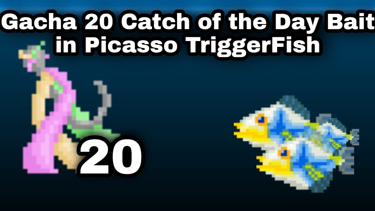 Growtopia Gacha 20 COTD Bait in Picasso TriggerFish