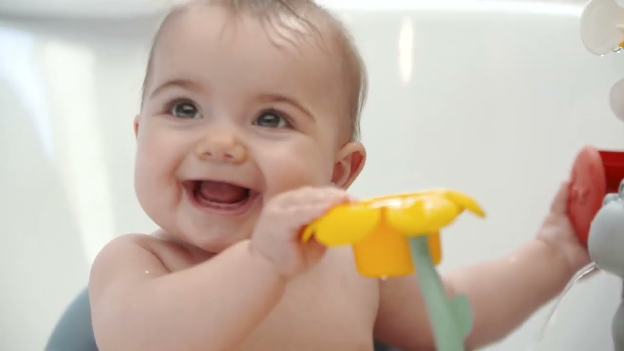 Smoby Little Smoby Sillita De Baño Con Mesa De Actividades – Ventosas De Sujeción, Incluye Lanzaagua Y Juguetes, Desde 6 Meses, Fabricado En Francia