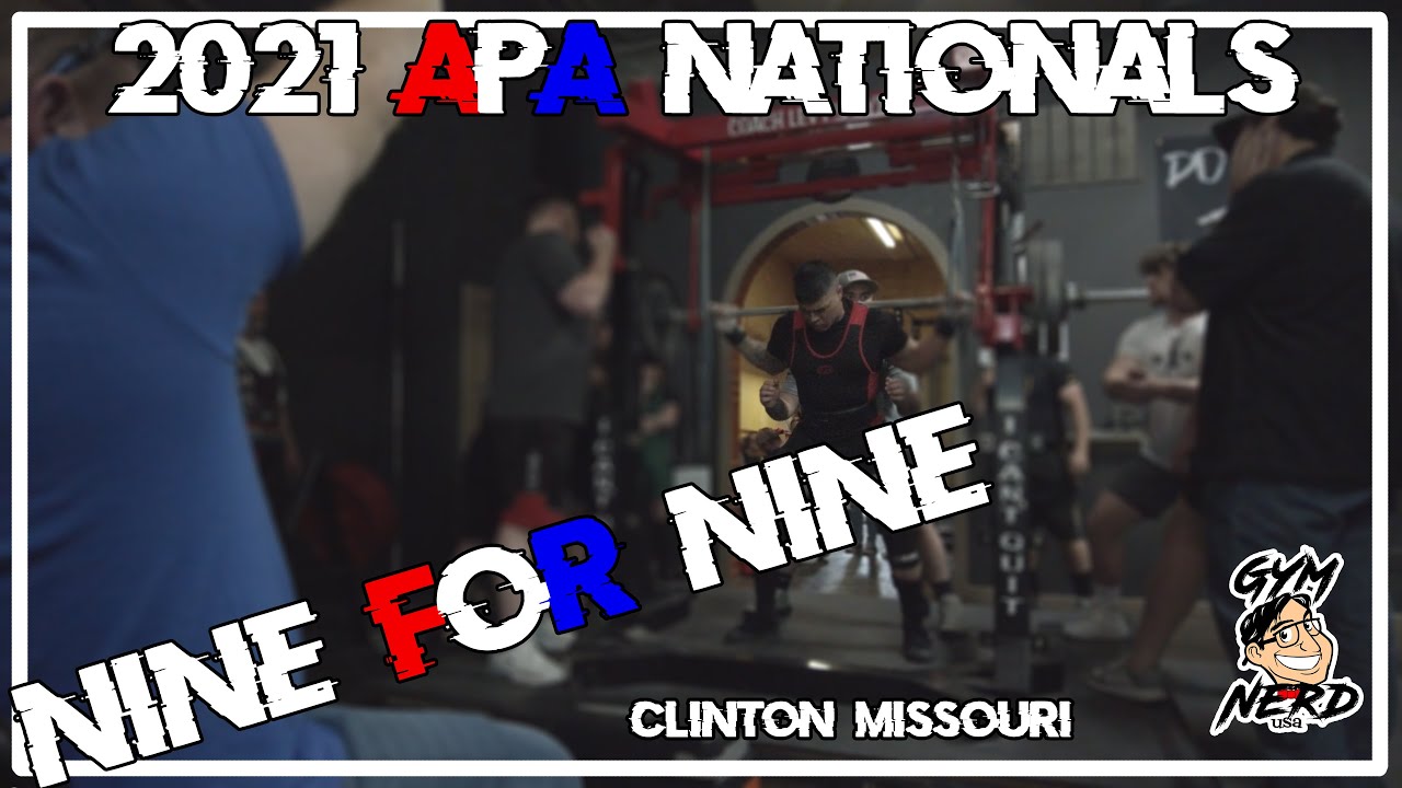 Apa Nationals Full Powerlifting Meet 2021 YouTube