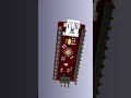 Custom Arduino PCB Red #electronicsdesign #kicad #schematics #pcbdesign #easyeda