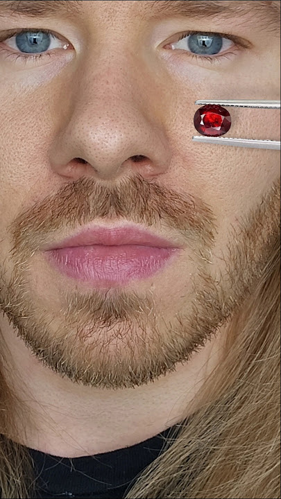 The ONLY Mineral In The Tantalite Family Found In Clear Material - Manganotantalite The Rare Red Gem