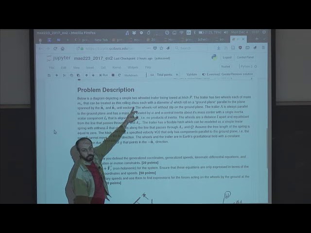 Multibody Dynamics [MAE 223] Fall 2017 Lecture 20