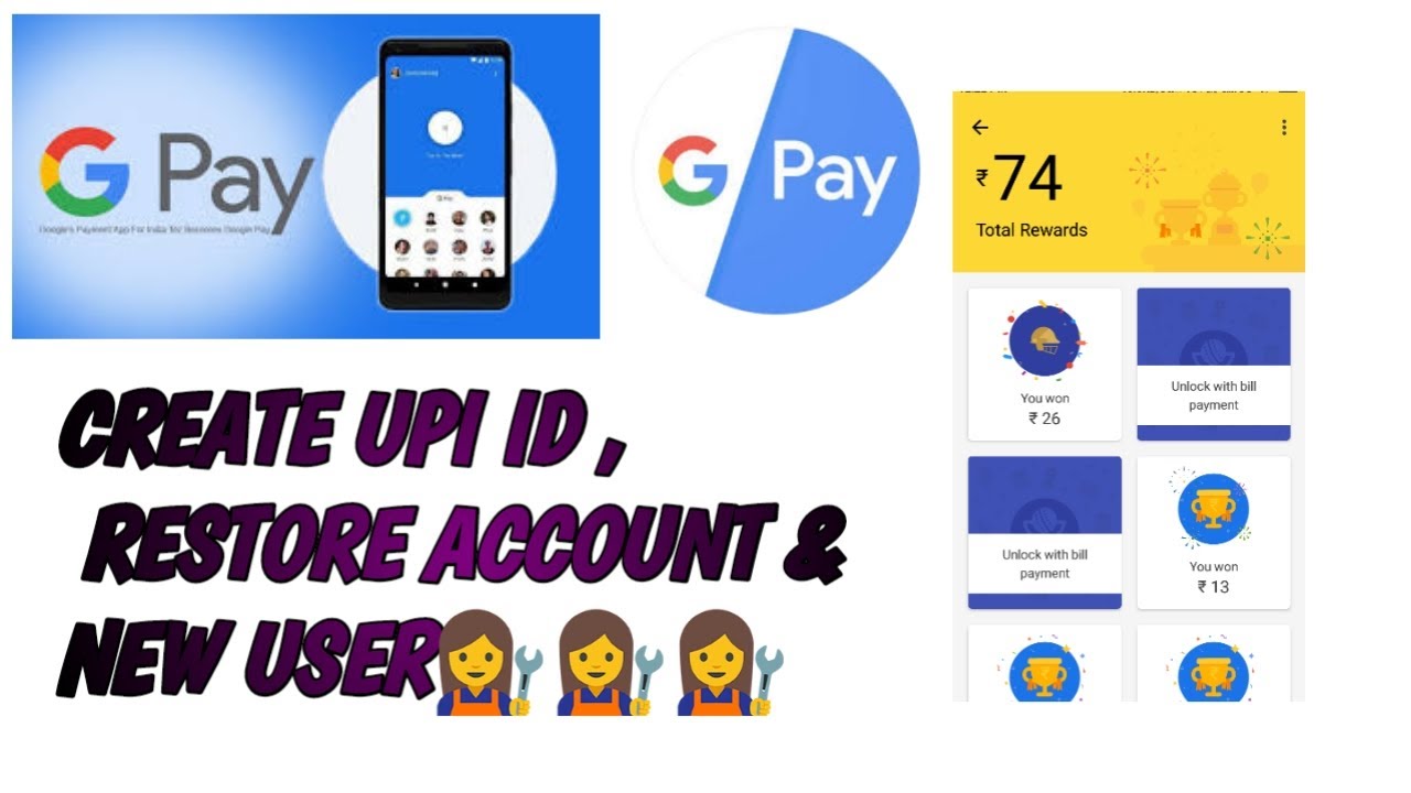 How To Open Google Pay Create UPI Pin Restore Your Of Account 