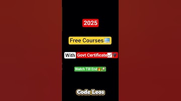 4 Free Govt Tech Certifications 2025 🌍🔥 | AI, Data, Cloud & Cybersecurity #shorts #ai #futureskills