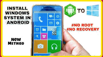 No root, No recovery need!! Install Original Windows 10 System in any Android!! In Hindi..